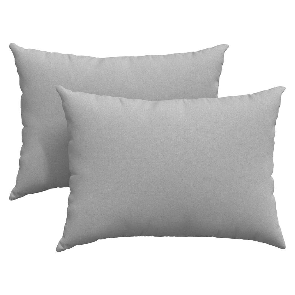 Sofa Pillows 2 pcs Grey 70 x 50 cm Fabric